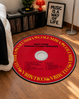 Daft Punk – Random Access Memories Kırmızı CD Halı — yatak odasında