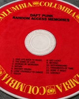 Daft Punk – Random Access Memories Kırmızı CD Halı — baskı detayı
