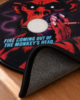 Gorillaz – Fire Coming Out of the Monkey’s Head CD Halı — taban detayı