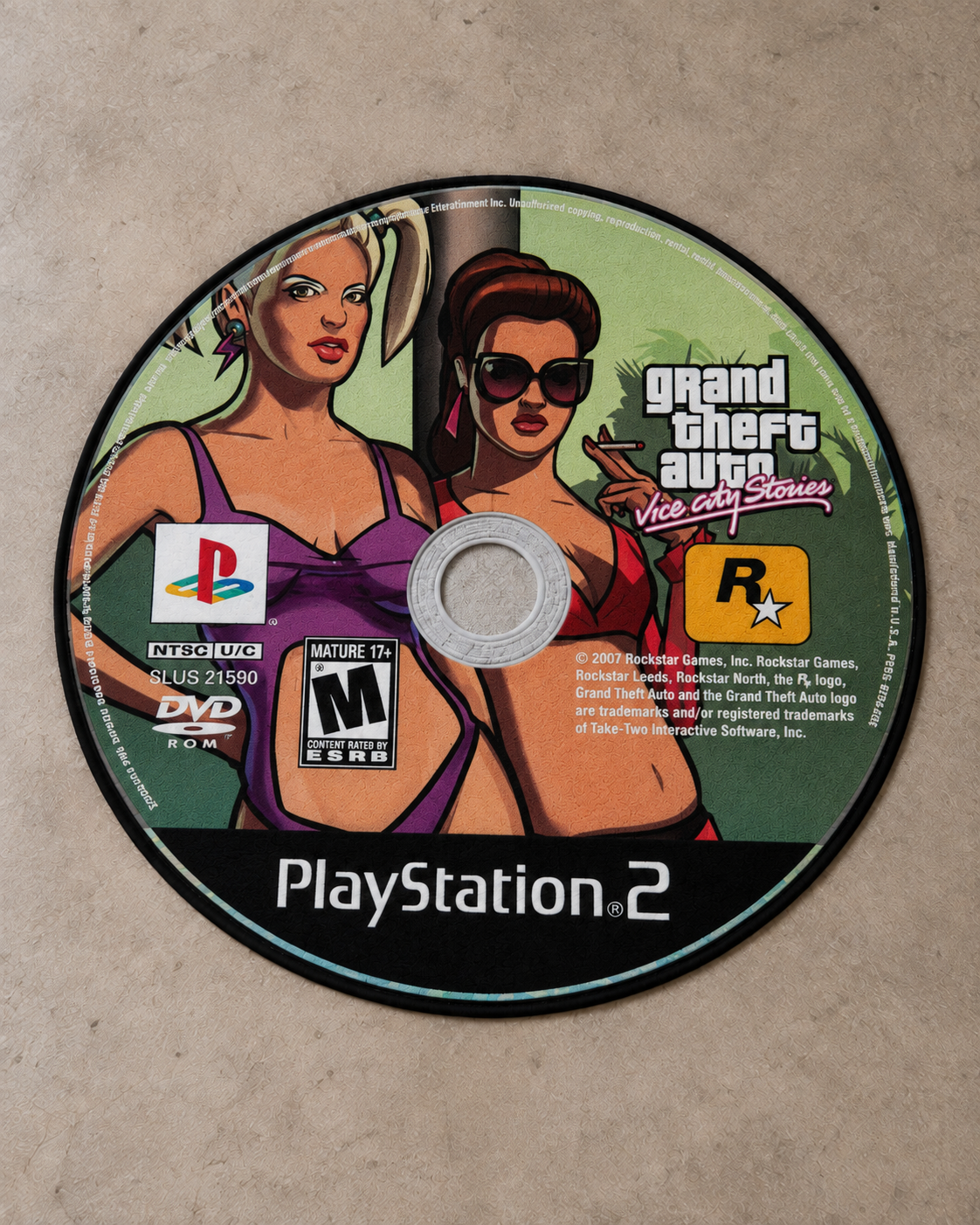 GTA Vice City Stories CD Halı — genel görünüm