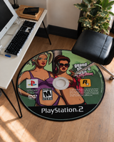 GTA Vice City Stories CD Halı — çalışma odasında