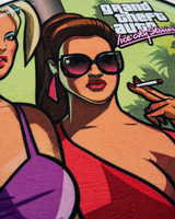 GTA Vice City Stories CD Halı — baskı detayı