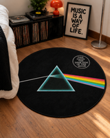 Pink Floyd – The Dark Side of the Moon Halı — yatak odasında