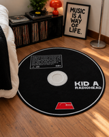 Radiohead – Kid A CD Halı — yatak odasında
