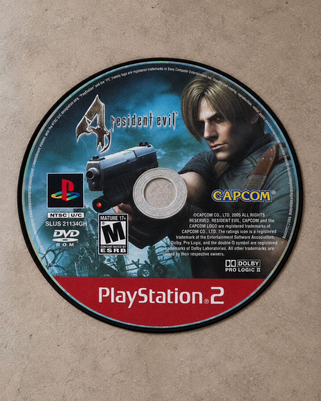 Resident Evil 4 CD Halı — genel görünüm